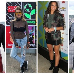 Look das famosas que foram curtir o Lollapalooza em São Paulo