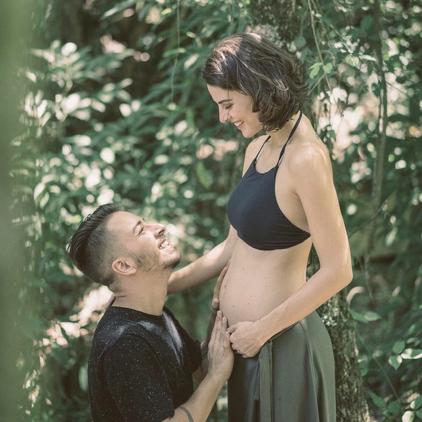 Junior Lima e Mônica Benini esperam um menino, Otto - Crédito: Reprodução do Instagram