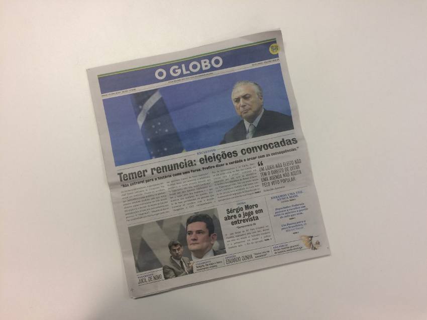 A edição falsa de O Globo