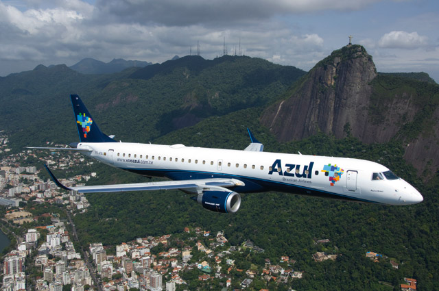 Crédito: Divulgação/Azul Linhas Aereas Embraer