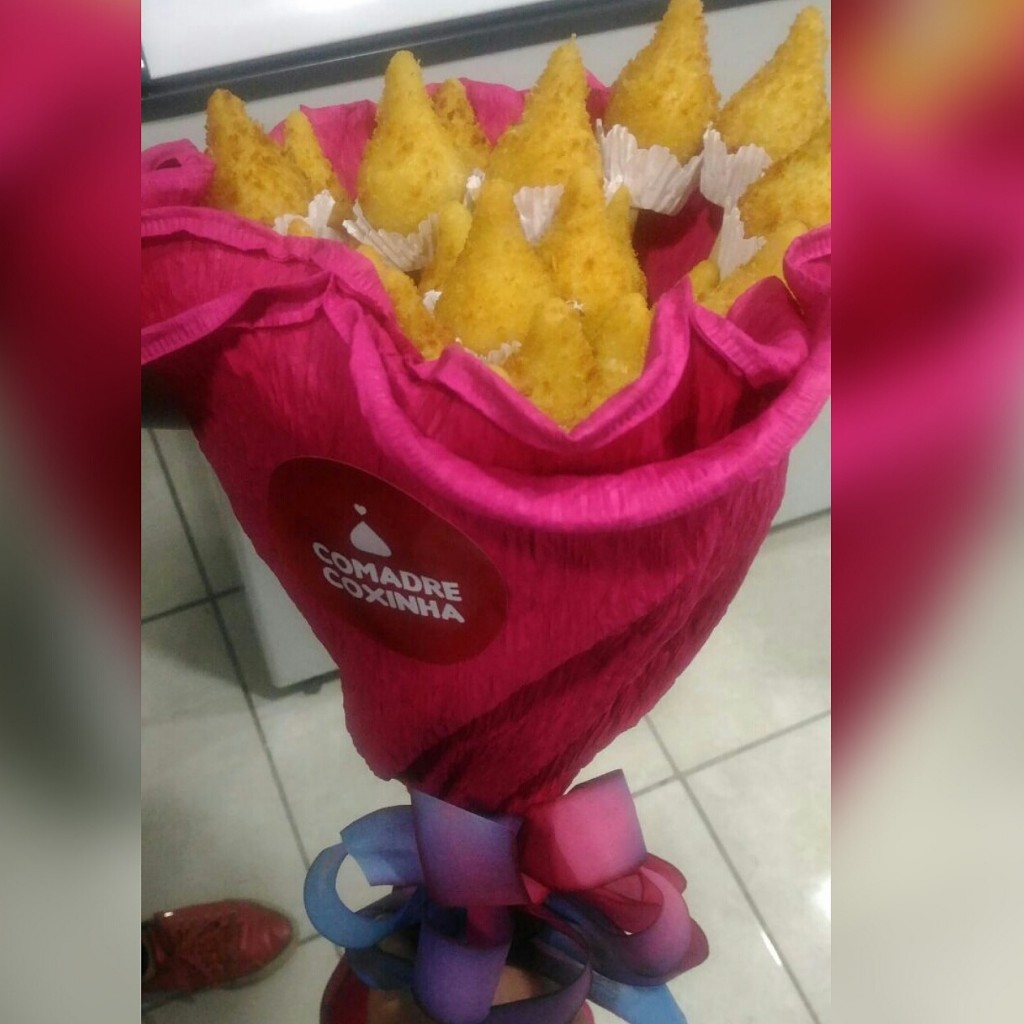 Buquê de coxinha - Crédito: Reprodução/ Instagram