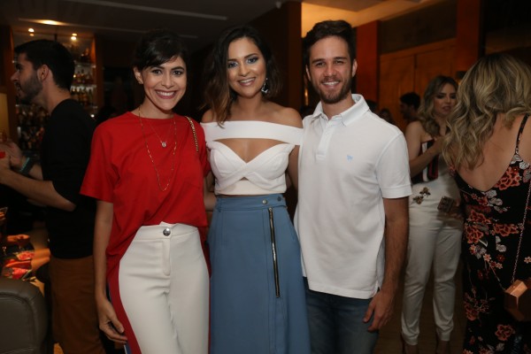 Milka Elys, Rebeka Guerra e Fernando Araújo - Crédito: Jonathan Oliveira/Divulgação