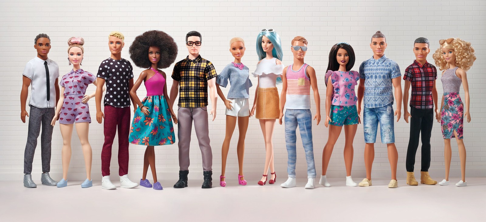 Linha Barbie Fashionistas ganhou novos Ken - Crédito: Divulgação/Mattel