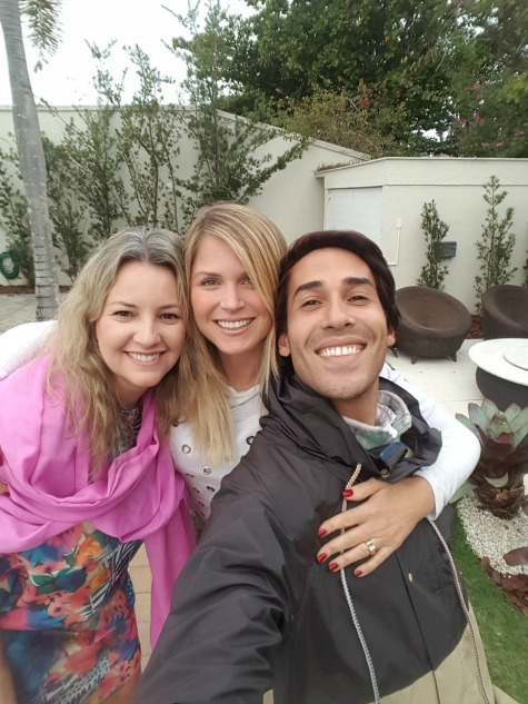 Cyntya, Susana e Jayme - Crédito: Divulgação