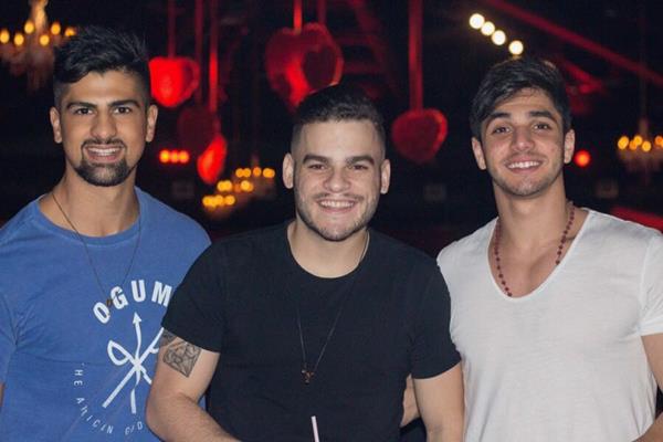 Gley Júnior, Emerson Henrique e Fernando Lobo - Crédito: André Valença