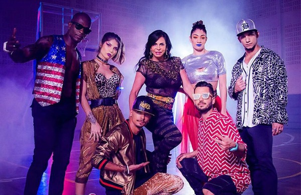 Gretchen participou do lyric video com o grupo Fit Dance - Crédito: Divulgação
