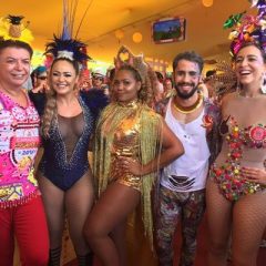 Famosos circulam pelo Camarote Oficial do Galo da Madrugada