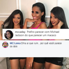 MC Loma tem perfil falsificado e sofre racismo nas redes sociais