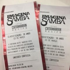 Promoção relâmpago: um par de convites para o show do Imagina Samba
