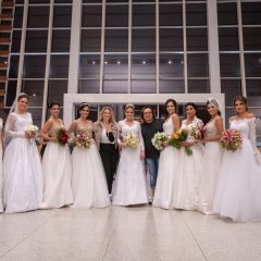 Cyntya Verçosa promoveu intervenção artística no RioMar nesse domingo