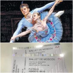 Sorteio: Um par de ingressos para o espetáculo ‘Ballet de Moscou no Gelo’