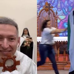 Padre Marcelo Rossi se pronuncia após ser empurrado durante missa