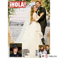 Casamento da ex-RBD Dulce Maria é capa de revista no México