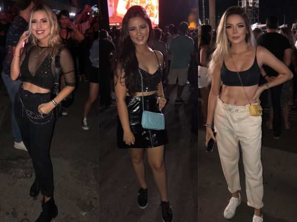 Os looks da mulherada para curtir show de Maroon 5 no Recife