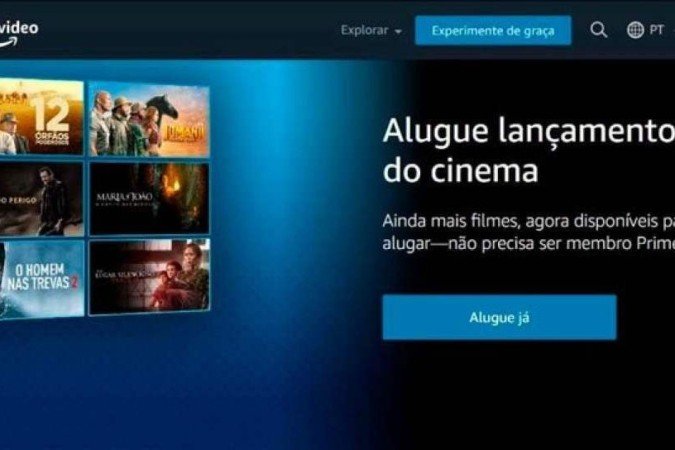 Amazon Prime Video lança loja para locação de filmes online