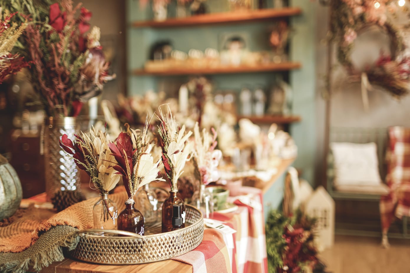 Flores secas despontam como opção de decoração para o Natal | João Alberto Blog Flores secas despontam como opção de decoração para o Natal | João Alberto Blog